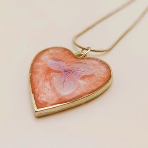 2/$40 SALE Beautiful Handmade Heart-Shaped Necklace - Casual & Unique
